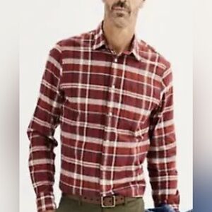 Apt 9, Men’s standard fit plaid shirts, sz small, Merlot color, NWT